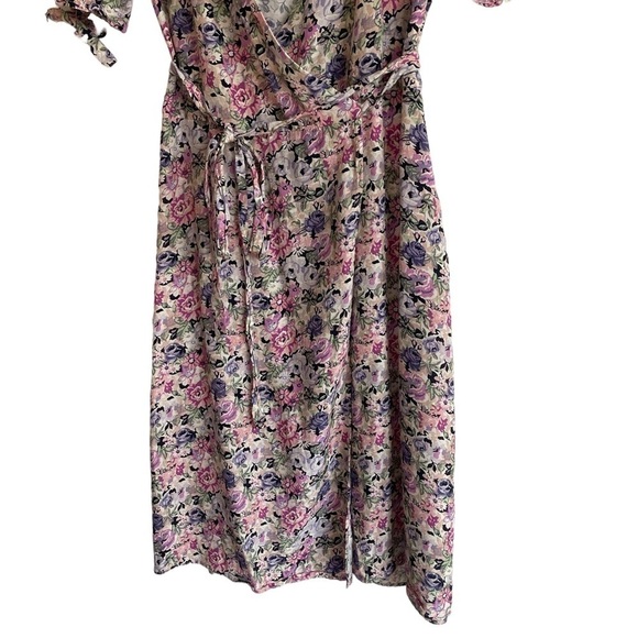 & Other Stories Floral Mini Wrap Dress, Size 38 (S) - Picture 4 of 9